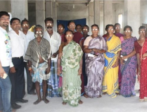 DISTRIBUTION OF FREE-SPECTACLES AT KAYALARMEDU VILLAGE